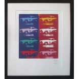 AFTER ANDY WARHOL, 'Mercedes 300 SL', serigraph,