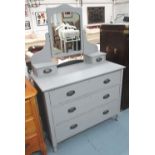 MIRROR BACK DRESSING CHEST,