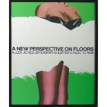 ALLEN JONES, 'A new perspective on floors', lithograph editions 1966, 75cm x 56cm,