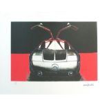 ANDY WARHOL, 'Mercedes C111 Gullwing', lithograph, numbered and signed in the plate,