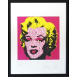 RAW, 'Monroe Pink Yellow', lithograph, hand signed and numbered, with certificate of authenticity,