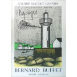BERNARD BUFFET, 'Galerie Maurice Garnier', lithograph, 1984, printed by Mourlot, 80cm x 60cm,