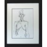 ALBERTO GIACOMETTI, 'Bust of Nude' original lithograph, 1961, published in 'Derriere le Miroir' n.