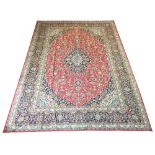 EXTREMELY FINE KASHAN CARPET, 318cm x 255cm,