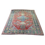 VINTAGE KAZAK RUG, 216cm x 179cm,