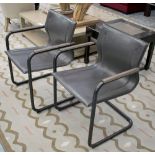 DINING CHAIRS, a set of four, 'Matteogassi' from Aram Designs,