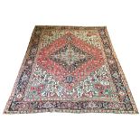 ANTIQUE HERIZ CARPET, 303cm x 239cm,