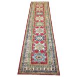 KAZAK RUNNER, 309cm x 81cm,