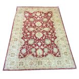 FINE PERSIAN SULTANABAD DESIGN CARPET, 245cm x 167cm,