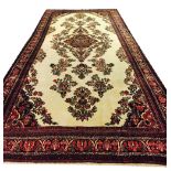 VINTAGE SAROUK CORRIDOR CARPET, 650cm x 282cm,