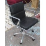 SWIVEL DESK CHAIR, 56cm W.