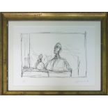 ALBERTO GIACOMETTI, off-set lithograph, studio signed and numbered in the plate, printed by Maeght,