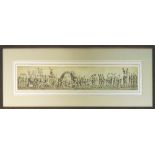 18TH CENTURY SCHOOL, 'Roman processions', set of four engraved plates, 13cm x 79cm each,