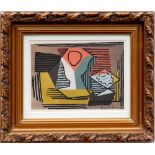 PABLO PICASSO, Cubist pochoir, printed by Jacomet 1929, limited edition 1000, 22cm x 16cm,