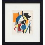 FERNAND LEGER, 'Untitled', pochoir, 1929, limited edition 1000, 20cm x 16cm, framed and glazed.