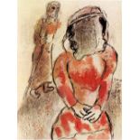 MARC CHAGALL, 'Tamar, Daughter in Law of Judah', original lithograph on Velin Arches paper, 1960,