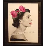 DEATH NYC, 'Death Save the Queen', print embossed, artist proof,
