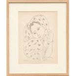 HENRI MATISSE, 'Tete de Femme L9', collotype, 1943, limited edition 950,