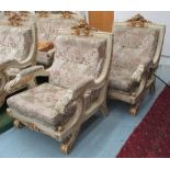 ARMCHAIRS, a pair, French Baroque style,