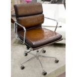 REVOLVING DESK CHAIR, Charles Eames inspired,