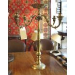 BRONZE CANDELABRUM, 79cm H.