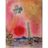 MARC CHAGALL, 'Place de la Concorde', original lithograph on wove paper,