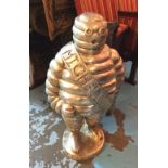 'MICHELIN' MAN, Monsieur Bibendum, cast metal, 76cm H.