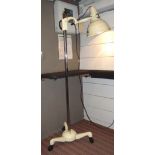 HANOVIA SOLLUX ADJUSTABLE MEDICAL FLOOR LAMP,