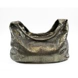 DEVI KROELL BAG, Python, approx. 44cm W x 36cm H max.