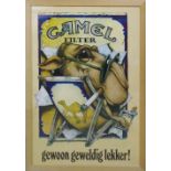 CAMEL FILTER, vintage poster, Young & Rubican Koster B.V., 115cm x 83cm, framed and glazed.