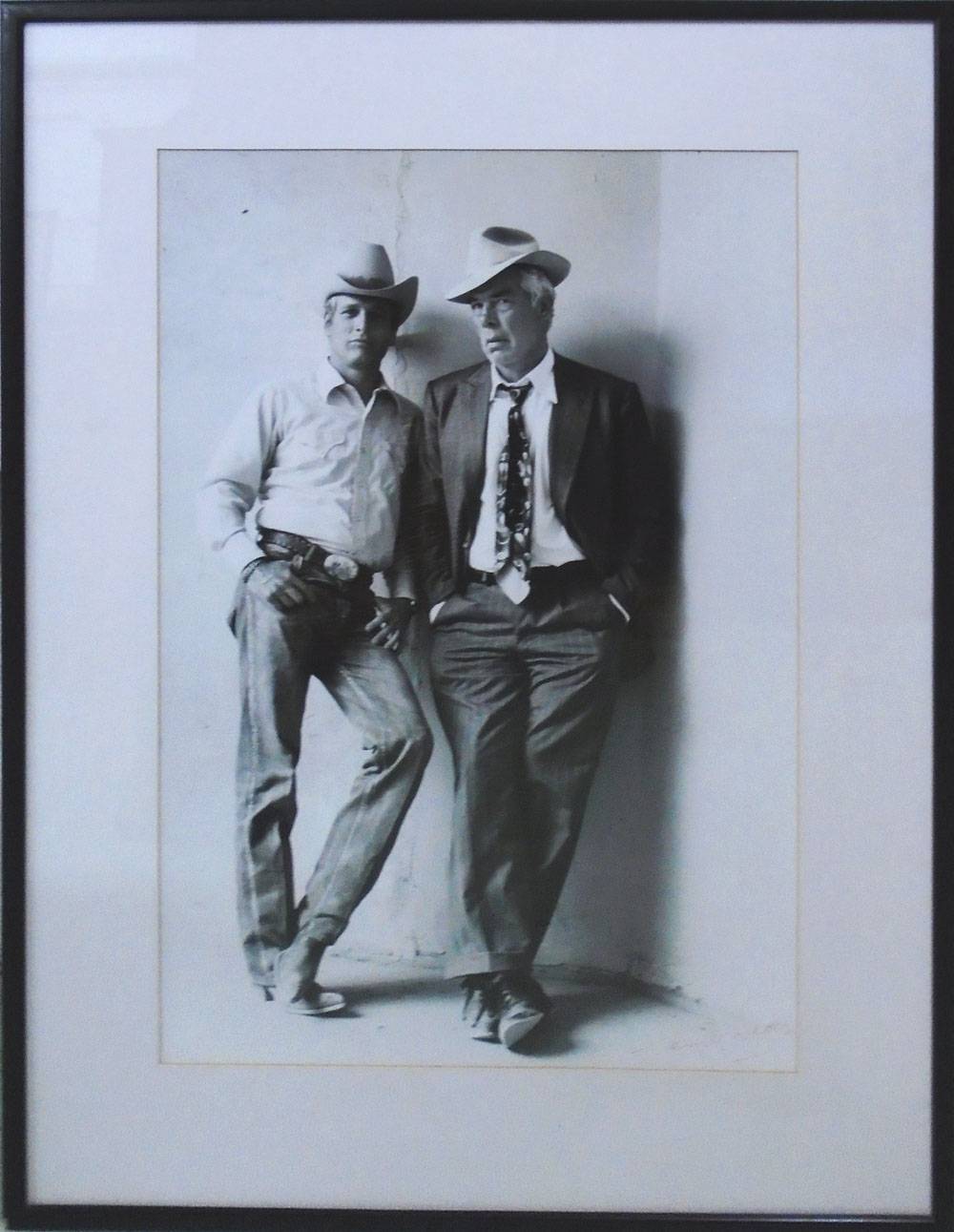 TERRY O'NEIL , 'Paul Newman and Lee Marvin', silver gelatin print, hand signed and lower right,