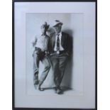 TERRY O'NEIL , 'Paul Newman and Lee Marvin', silver gelatin print, hand signed and lower right,