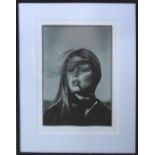 TERRY O'NEIL, 'Brigitte Bardot', silver gelatin print, signed lower right, 46cm x 36cm,