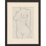 HENRI MATISSE, 'Nude II', heliogravure, printed by Draeger Freres, 1958, 34cm x 22.5cm.