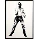 RAT LE BLEK, 'Space Cowboy', original screenprint, edition of 200, signed in pencil, 74cm x 53cm,