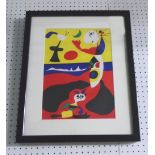 JOAN MIRO, 'Summer', lithograph and pochoir, 1938, signed in the plate, printed by Mourlot,