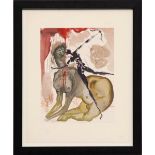 SALVADOR DALI, woodcut engraving, untitled, Dante's The Divine Comedy Le Paradis, 33cm x 26cm,