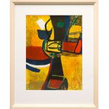 MAURICE ESTÈVE, 'Untitled (Corne à Licou)', lithograph, 1965, 31cm x 23cm, framed and glazed.