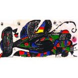 JOAN MIRO, 'Miro Sculptor - Iran', original lithograph on heavy cream wove guarro paper,