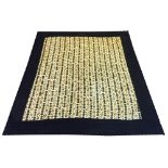 NORTH AFRICAN FLAT WEAVE WALL HANGING, 245cm x 215cm.