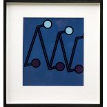 PATRICK CAULFIELD, 'Oh, if one of them, one fine evening, would try', screenprint,