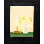 CRAIGIE AITCHISON, 'Daffodil and candlestick', screenprint, edition of 75, 1998,