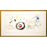 JOAN MIRO, Untitled, original lithograph, 1963, centerfold as issued, Ceramiques ornamentales,