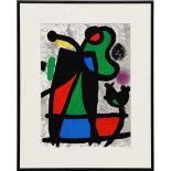 JOAN MIRO, Untitled, lithograph, 1970, ref Cramer 134, 38cm x 28cm, framed and glazed.