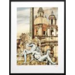 IVAN GREEN, 'Piazza Navona', digital inkjet print, from the London series, edition of 250,