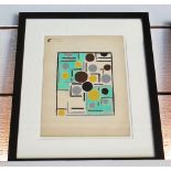 SONIA DELAUNAY, pochoir, suite: Compositions couleurs idees, 1930 Editions D'Art Charles Moreau, 32.