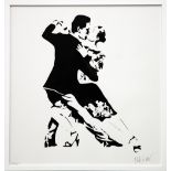 BLEK LE RAT, 'Last Tango in Paris', screenprint, 2006, one of two prints first made in his career,