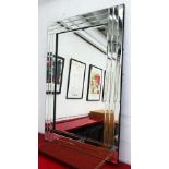 WALL MIRROR, Deco design, 80cm W x 123cm H.