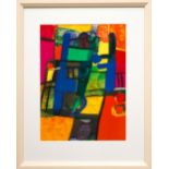 MAURICE ESTÈVE, 'Untitled', lithograph, 1969, 31cm x 23cm, framed and glazed.