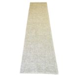 JUTE RUNNER, 304cm x 82cm, Calvin Klein style oatmeal ground.